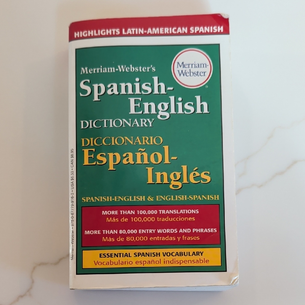 Merriam-Webster's Spanish-English Dictionary, Foreign Language, Latin
